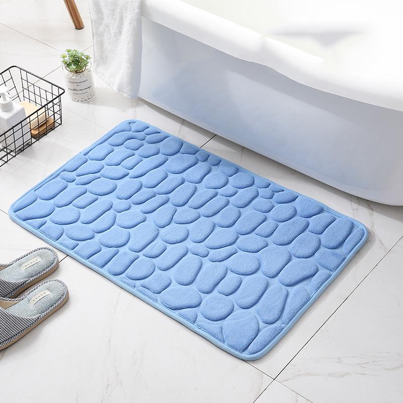 Tappeti da bagno da bagno in rilievo ciobblestone tappeti non slittati in vasca da bagno vasca da bagno vasca da bagno laterale.