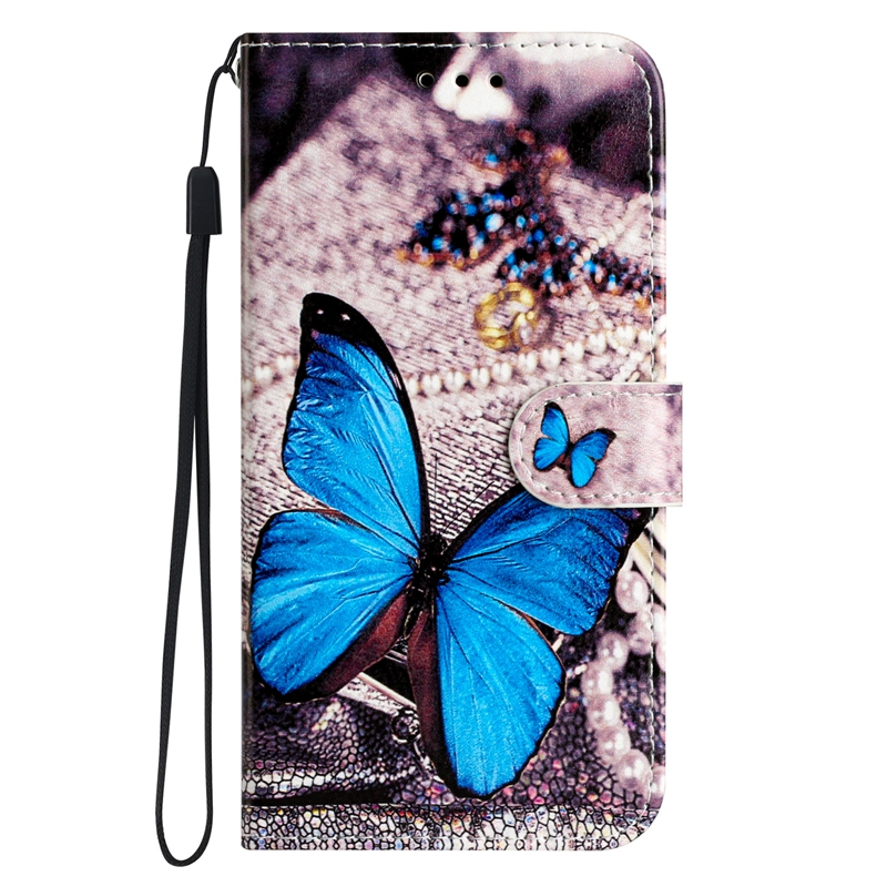 Redmi 12C 11a 12 Xiaomi 13t 5G Redmi 13c 4G Moto G84 G54 G14 Edge 40 Huawei Honor 90 Lite Butterfly Leopard Flower Cover Pouch