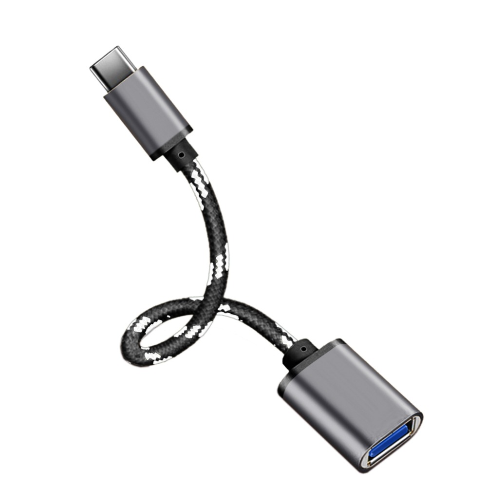 USB 2.0 Type C Man naar USB 2.0 Een vrouwelijke OTG-gegevenskoordadapter Type-C OTG-adapterkabel voor Sansumg LG Sony HTC Xiaomi Andriod