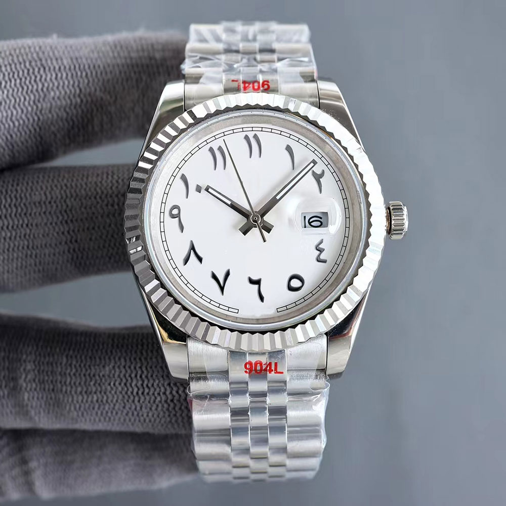 Projektant męski zegarek Automatyczny ruch mechaniczny 41 mm arabskie cyfrowe zegarki Dial zegarki składane zapięcie swobodne życie Wodoodporne Business294h