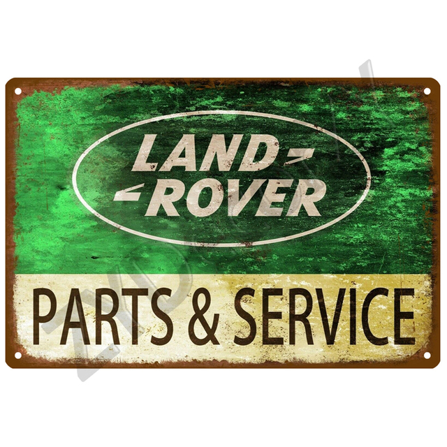 Rover Car Metal Painting Poster Tin Sign Plate Wall Posters Vintage Retro Aesthetic Room Pub Club Decor Wall Art Decoration Man Cave 20cmx30cm Woo