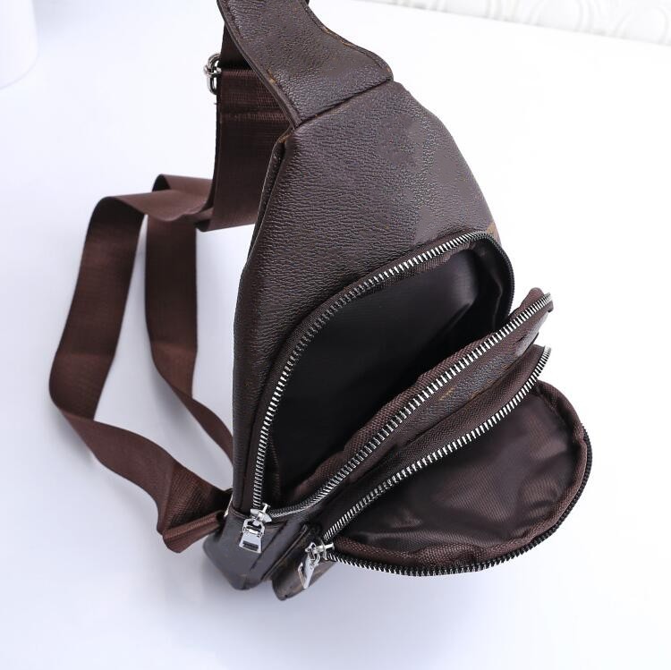 Men Chest Pack Waterproof Sling Satchel Zipper Pocket Male Chest Bag for Weekend Work Hiking Cycling Sport Travel Bags