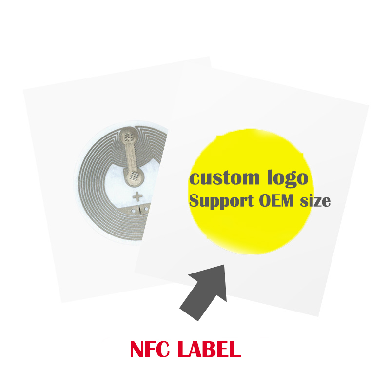 Factory Custom Glo RFID High-Frequency soft pack envelope Electronic Label NFC Mobile Phone Blank Stickers/Tag/ label