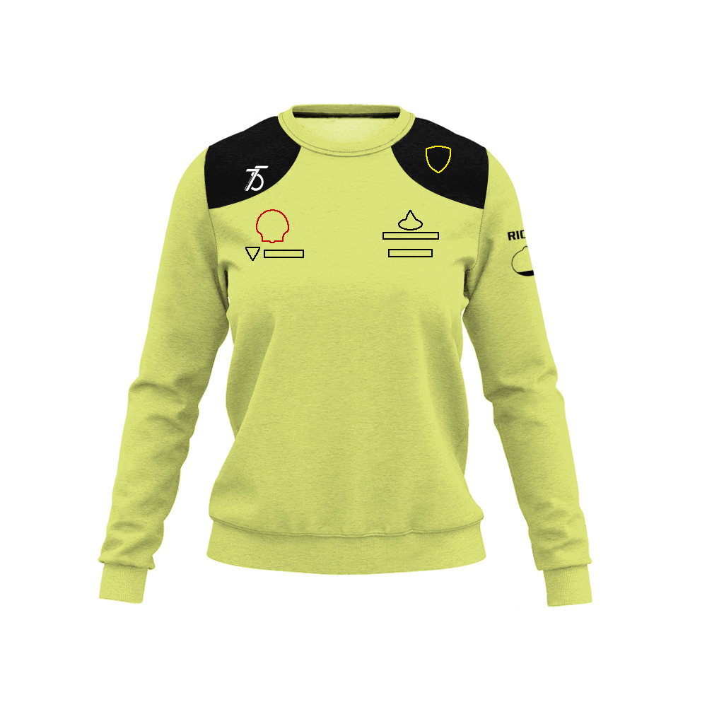 T-shirts officiels 2022 1 Team Célébrations du 75e anniversaire Édition spéciale T-shirt jaune Série Racing Sweat à capuche Jersey5428995