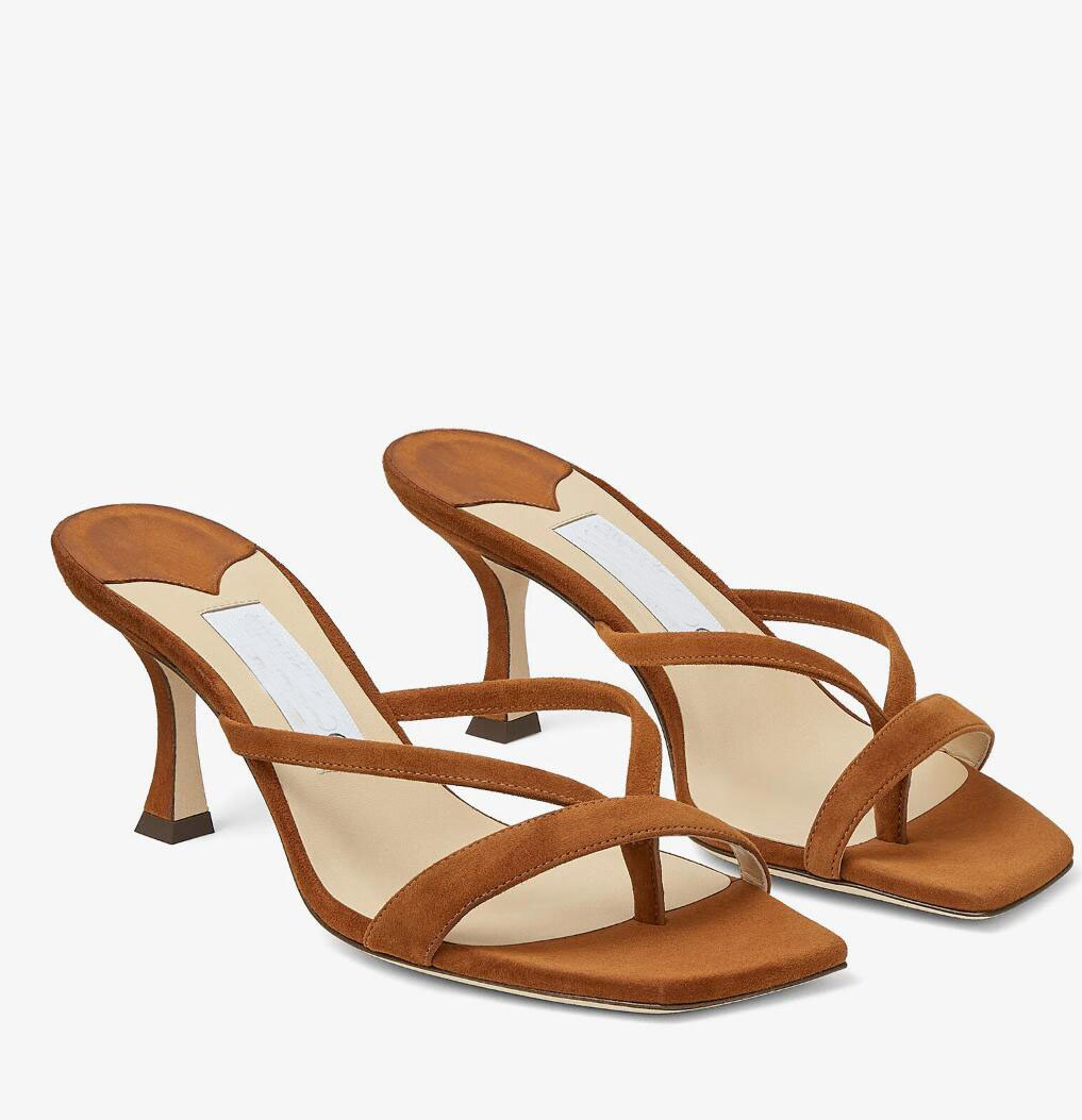 Nosić z czymkolwiek Maelie stringi sandały buty damskie muły skóra nappa klapki znane marki Lady Comfort Walking EU35-43