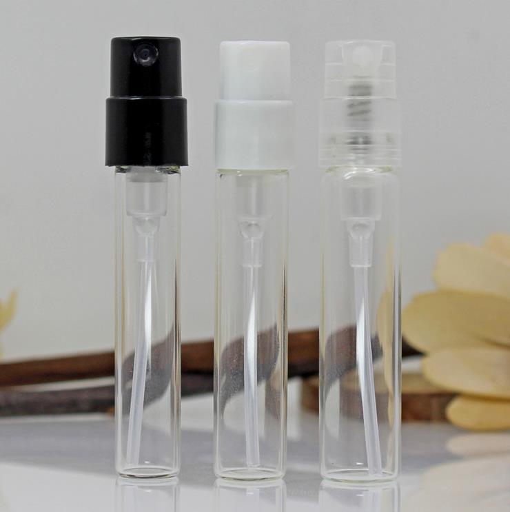 Mini flacons de parfum en verre de 2ml, bouteilles d'échantillon rechargeables, petit atomiseur, flacon de pulvérisation, SN449
