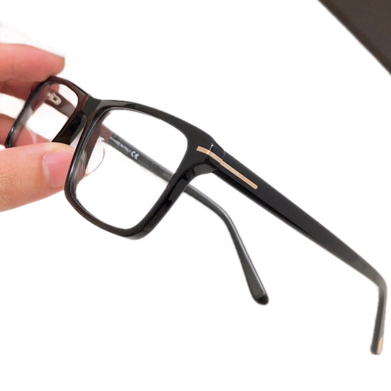 Qua design Concise Narrow Rectangular Unisex Frame 58-16-145 Imported Pure-plank Lightweight Fullrim for Prescription eyeglasses eyewear Goggles fullset case