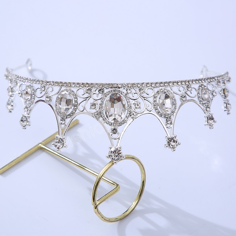 Petit exquis cristal enfants diadèmes couronnes pour mariage mariée fête diadèmes strass tête ornements accessoires de mode