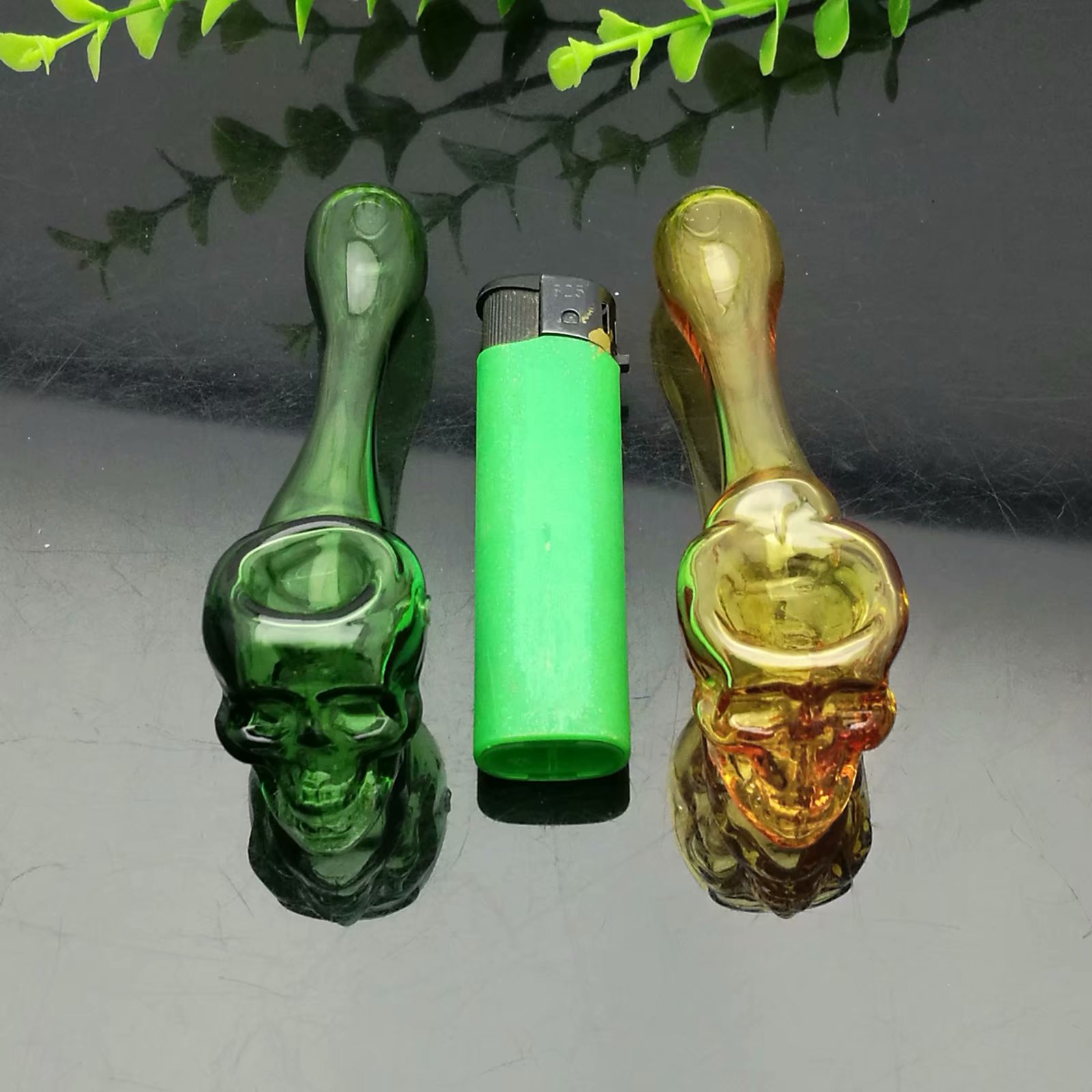 Hookahs Smoking Pipe Travel Tobacco Pipes Colored bone glass pipe