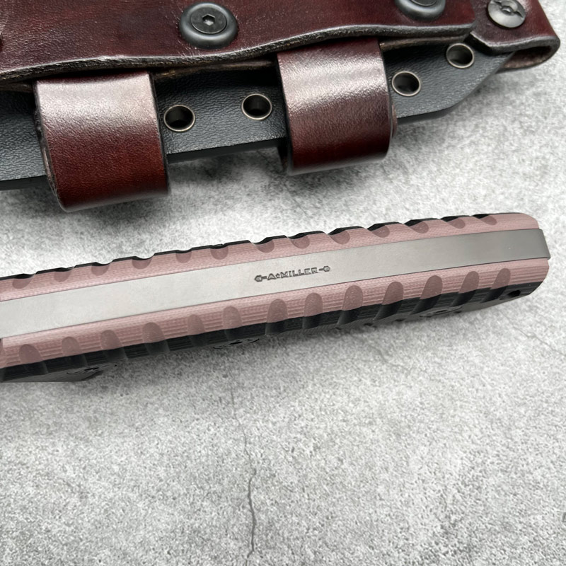 Нож Miller Bros.Blades M27 Straight DC53 Blade G10 с рукояткой из кайдекса Выживание Военное тактическое снаряжение Защита Охота на открытом воздухе Кемпинг Карманные ножи