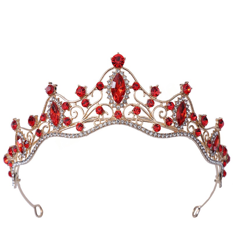 Koreanische Kristall Braut Krone Haar Kleid Zubehör Tiara Frauen Hochzeit Strass Diadem Kopfschmuck Haar Schmuck