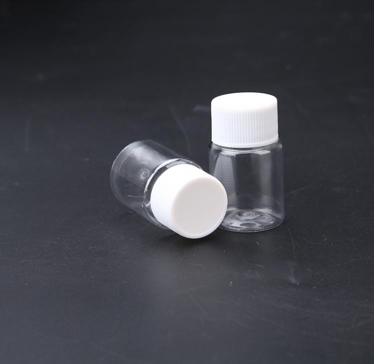 15ml/15g Transparent PET Bottle Pill Bottles Packing-Bottle Plastic Bottle with aluminium foil pad SN455