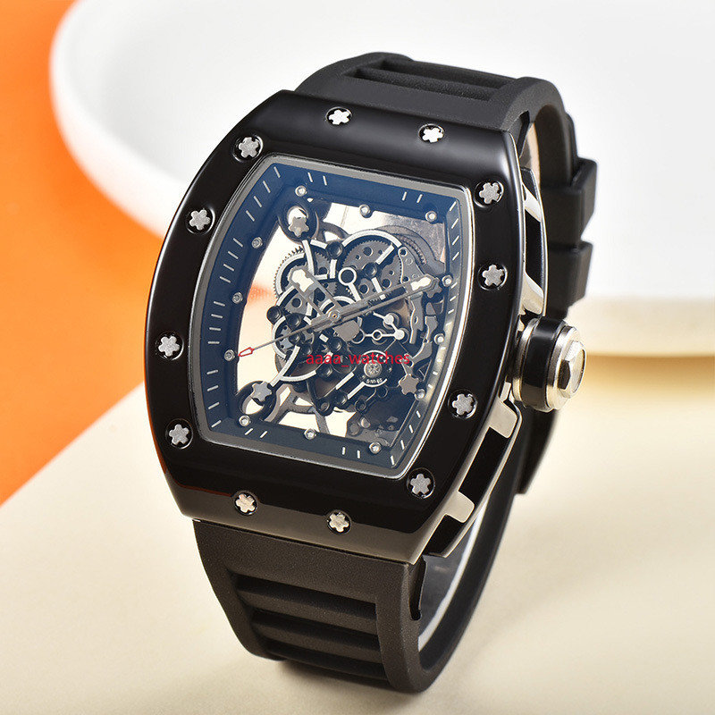 generation of hollow design ceramic oil case hollow design watch of a small movement trend business quartz watches254r