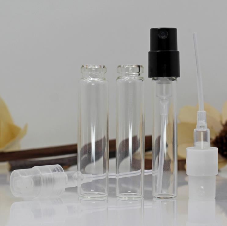 Mini flacons de parfum en verre de 2ml, bouteilles d'échantillon rechargeables, petit atomiseur, flacon de pulvérisation, SN449