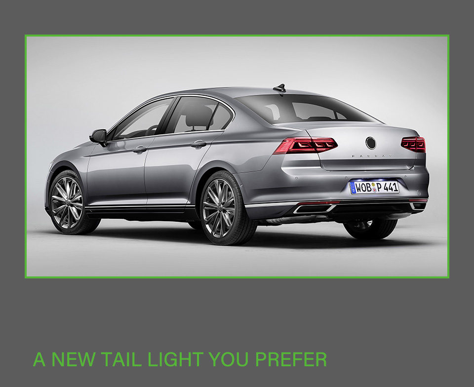 Car Styling Taillight Assembly Dynamic Streamer Turn Signal For VW Passat B8 Upgrade 8.5th Fog Reverse Running Rear Lamp Tail Light