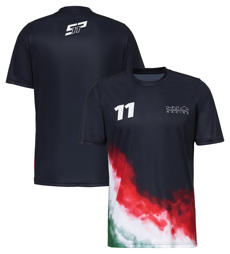 Robe de l'équipe F1 pour hommes, T-shirt de sport à manches courtes, combinaison de course d'été, 2022