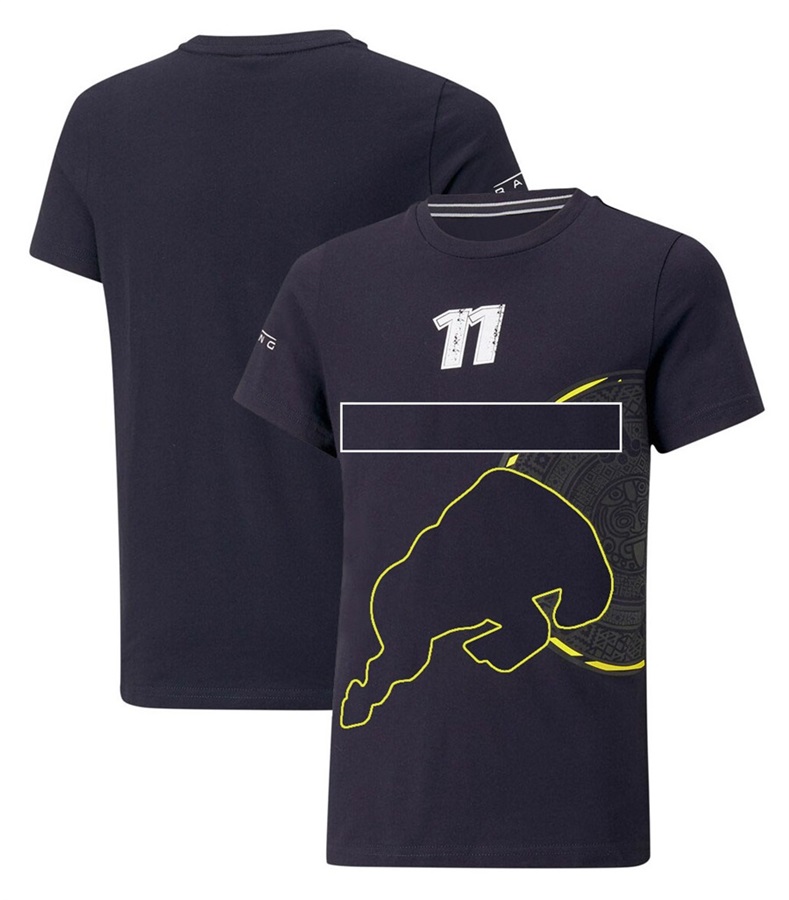 Robe de l'équipe F1 pour hommes, T-shirt de sport à manches courtes, combinaison de course d'été, 2022