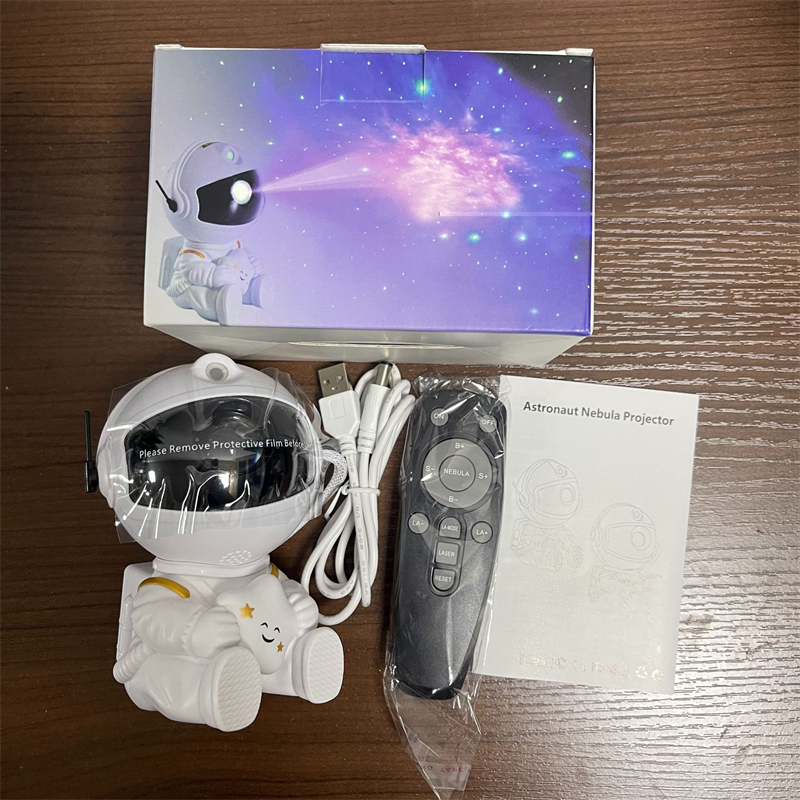 Astronaut LED Night Light Galaxy Star Projector Remote Control Party Light USB Family Living Children Room Decoration Gift Ornament