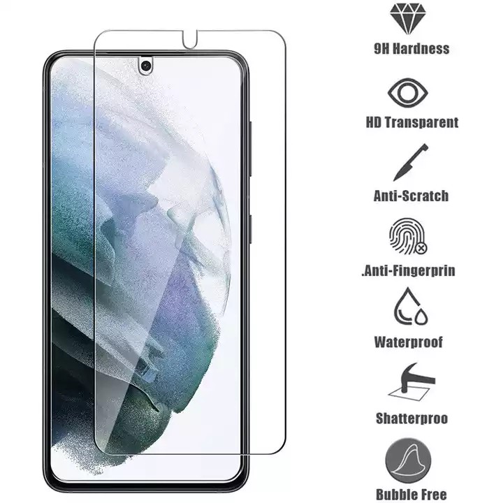 Film de protecteur d'écran 9H pour Samsung M21 M22 M32 M42 M52 5G M62 Note20 iPhone 14 Plus Pro Max LG Verre trempée anti-rayures