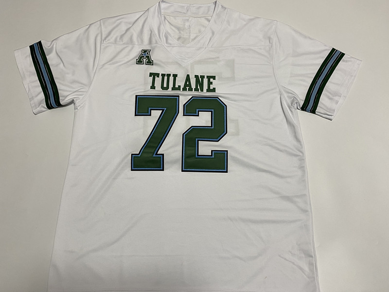 NCAA College Tulane Green Wave koszulka piłkarska Michael Pratt Kai Horton Darnell Mooney Makhi Hughes Lawrence Keys III Chris Brazzell Patrick Jenkins Darius Hodges