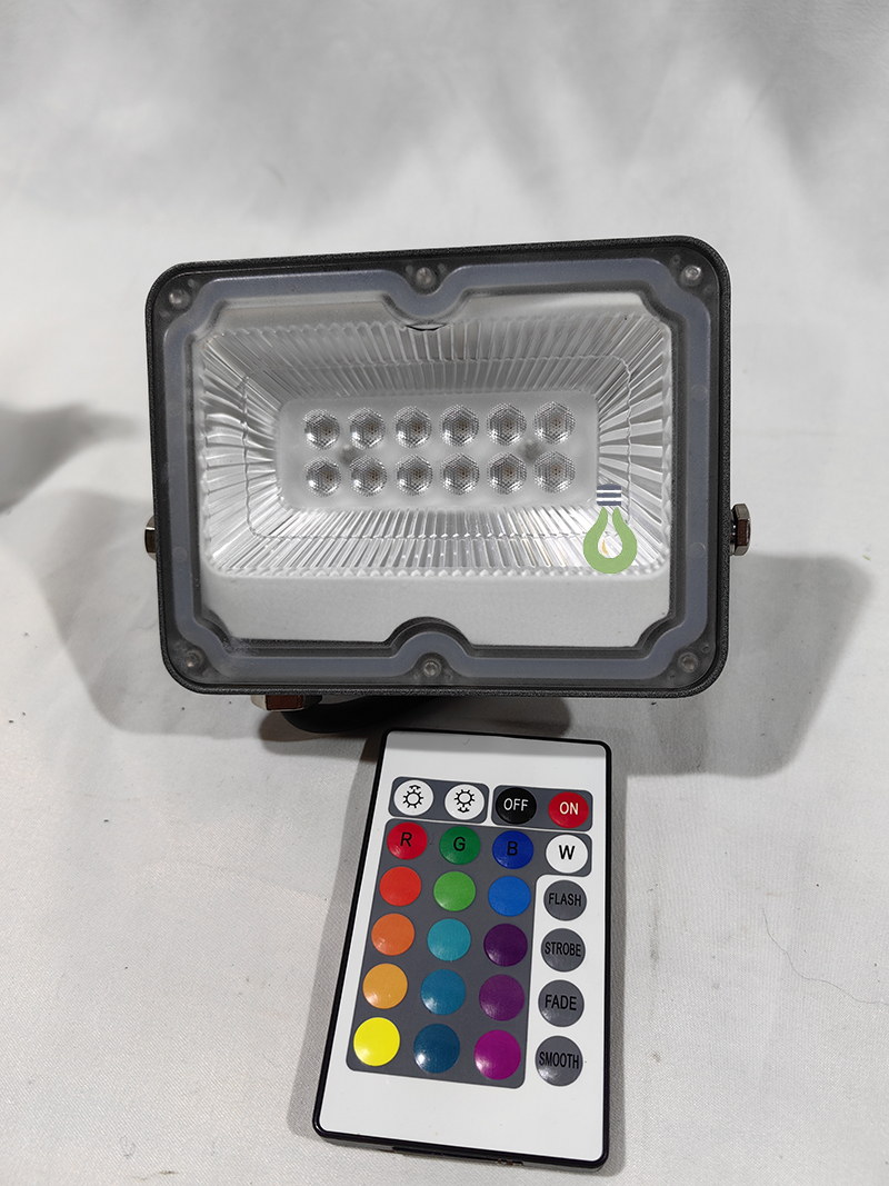 LED RGB Floodlights Outdoor Dimmable Color Changing Spotlight Light IP65防水マルチコールウォールワッシャーライト10W 20W 30W 50W 100W 200W