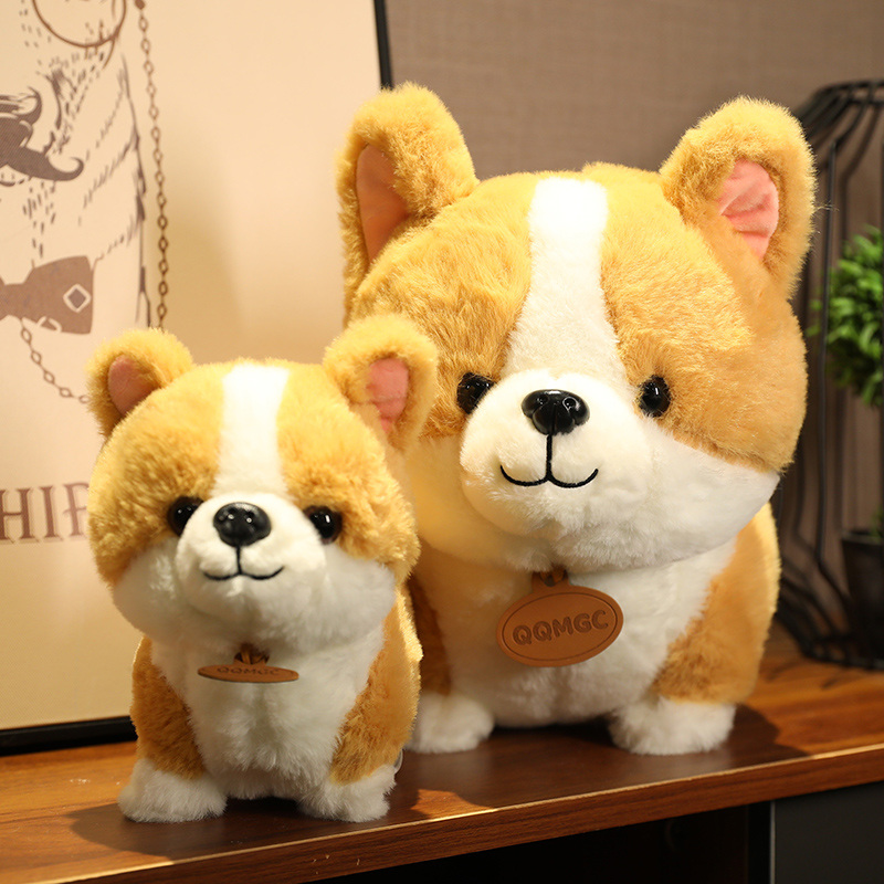 25/35/55CM Kawaii Plush Fluffy Corgi Pillow Cute Sexy Ass Dog Plushie Dolls Stuffed Soft Animal Toys Creative Gifts for Children