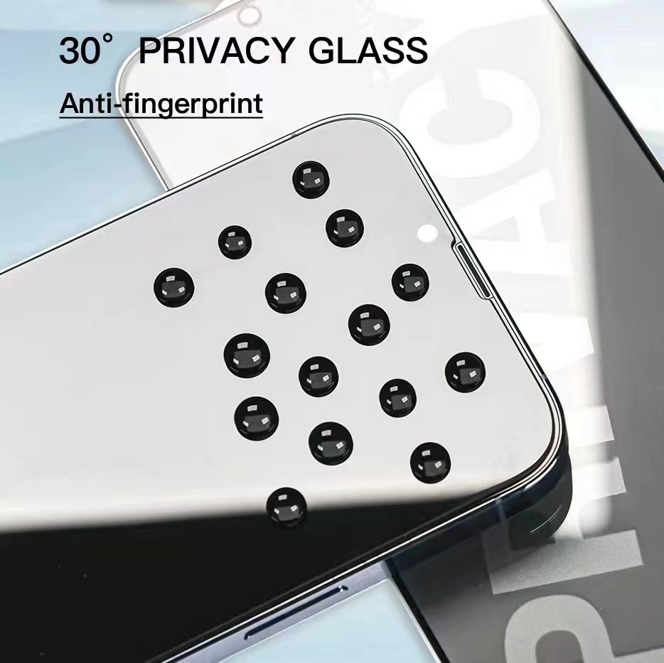 30° PRIVACY GLASS PROTECTOR For iphone 14 14pro samsung A51 HUAWEI promax phone screenprotector High Clear with Packing fingerprint tempered screenguard for apple