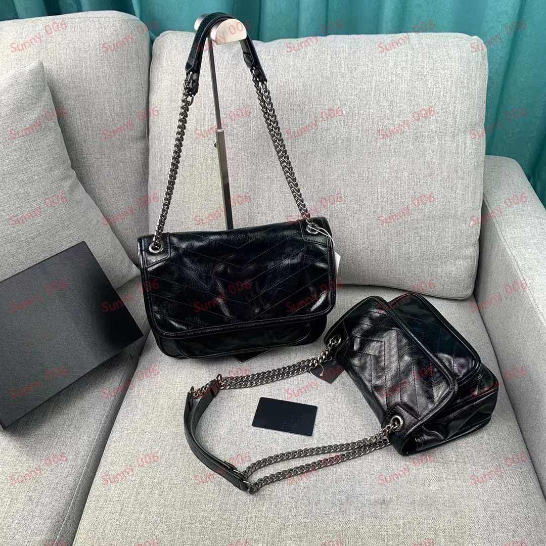 체인 숄더백 채널 가방 검은 토트 고급 화장품 부티크 가방 패션 지갑 지젤 레이디 빈티지 디자인 다양한 크기