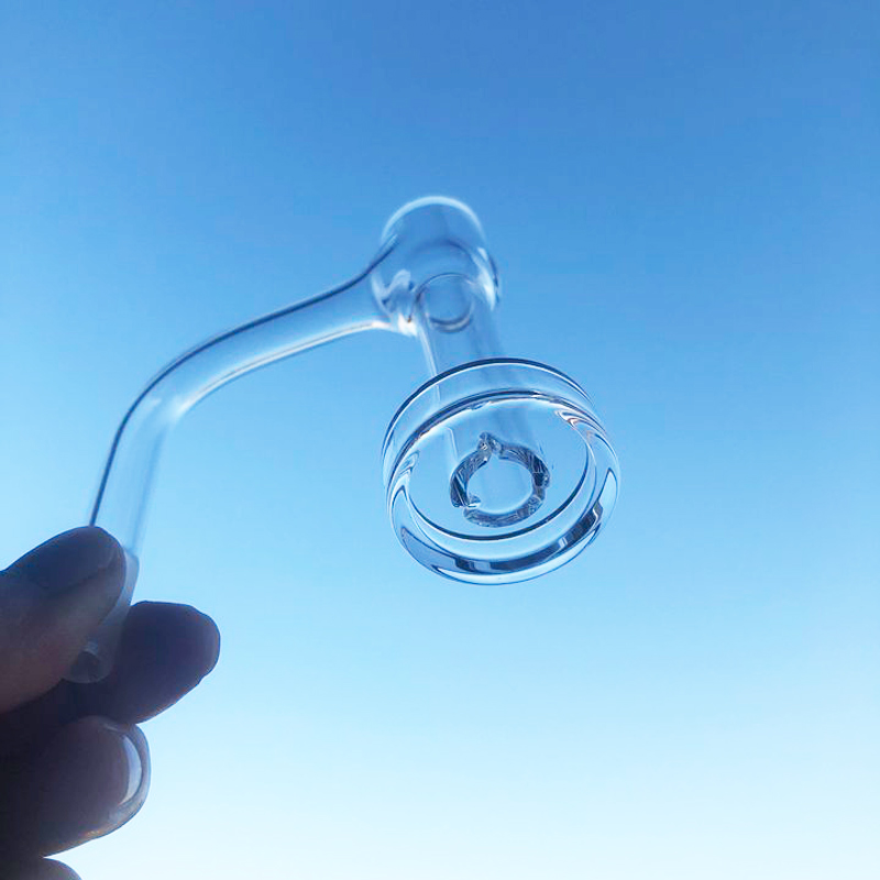 Clous de Banger de Quartz de Terp Slurper de fumée de soudure complète de hauteur de 80mm avec le costume de pilier de chapeau de sculpture pour les bongs d'eau en verre