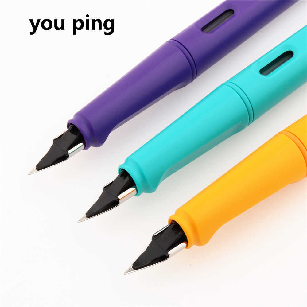 Lyxkvalitet Jinhao 777 Färgstudentkontor Fountain Pen School Supplies Writing Ink Stationery