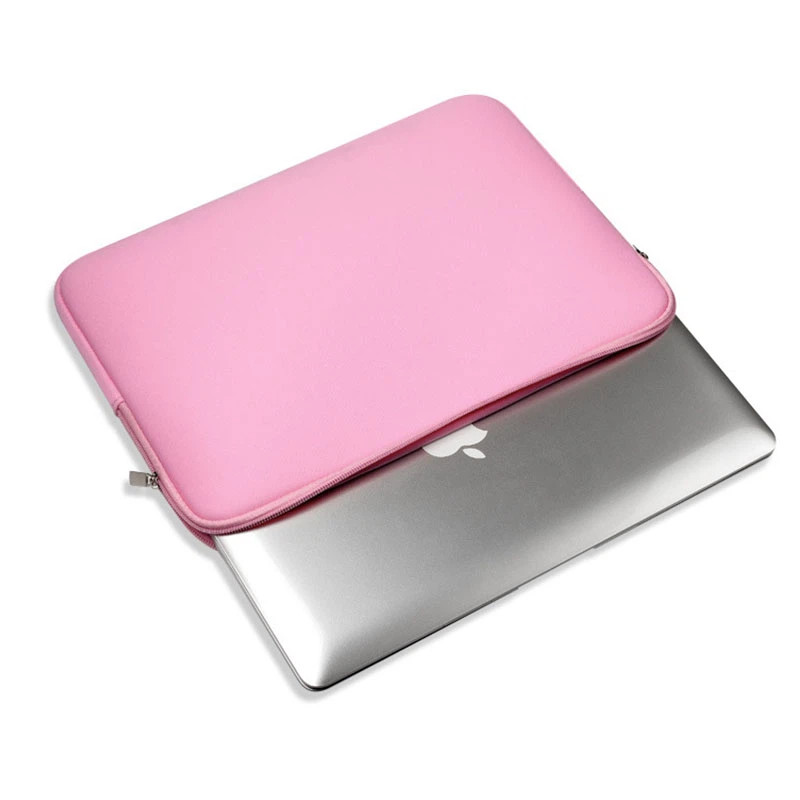 11-15.6inch dragkedja mjuk bärbar datorfodral bärbar påsar ärmsäckar skyddande omslag som bär fodral för iPad MacBook Air Pro Ultrabook anteckningsbok handväska