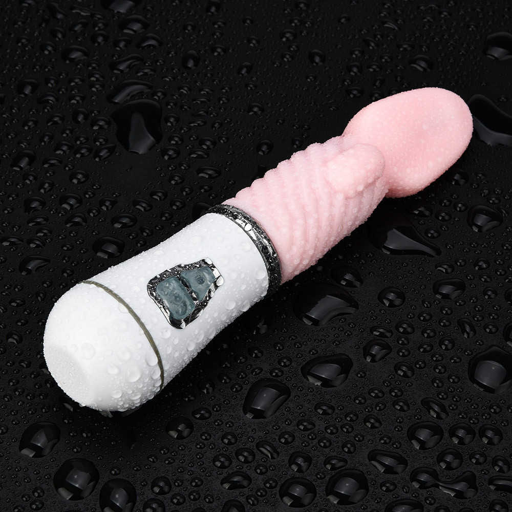 Vibrator Electric Tongue Rechargeable Powerful massage Multi-frequency Simulation G Spot Vibrating Rod Sex Toys