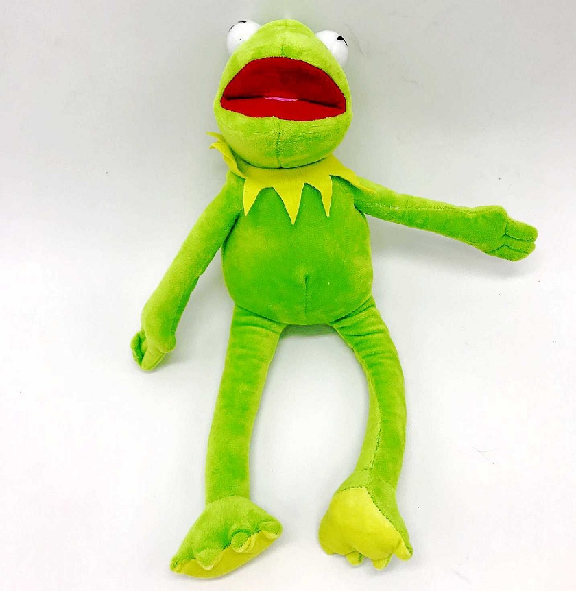 Les fabricants vendent en gros 38cm Frog Sesame Street Comet jouets en peluche Cartoon Film et télévision entourant les poupées pour les cadeaux pour enfants