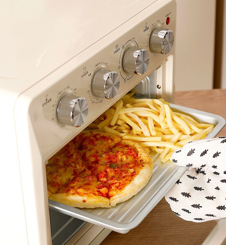 Best Selling Electric Oven saute pan 2 In 1 Air Fryer Oven 23L Wholesale Pizza For Home Kitchen Appliance