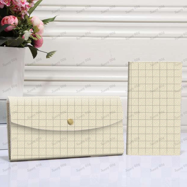 Kobiety designer designerka portfela torba na kartki wydrukowane karty w kratę obudowy luksusowe zmiana gniazda multi -conserne neutralne torebki zero portfeli