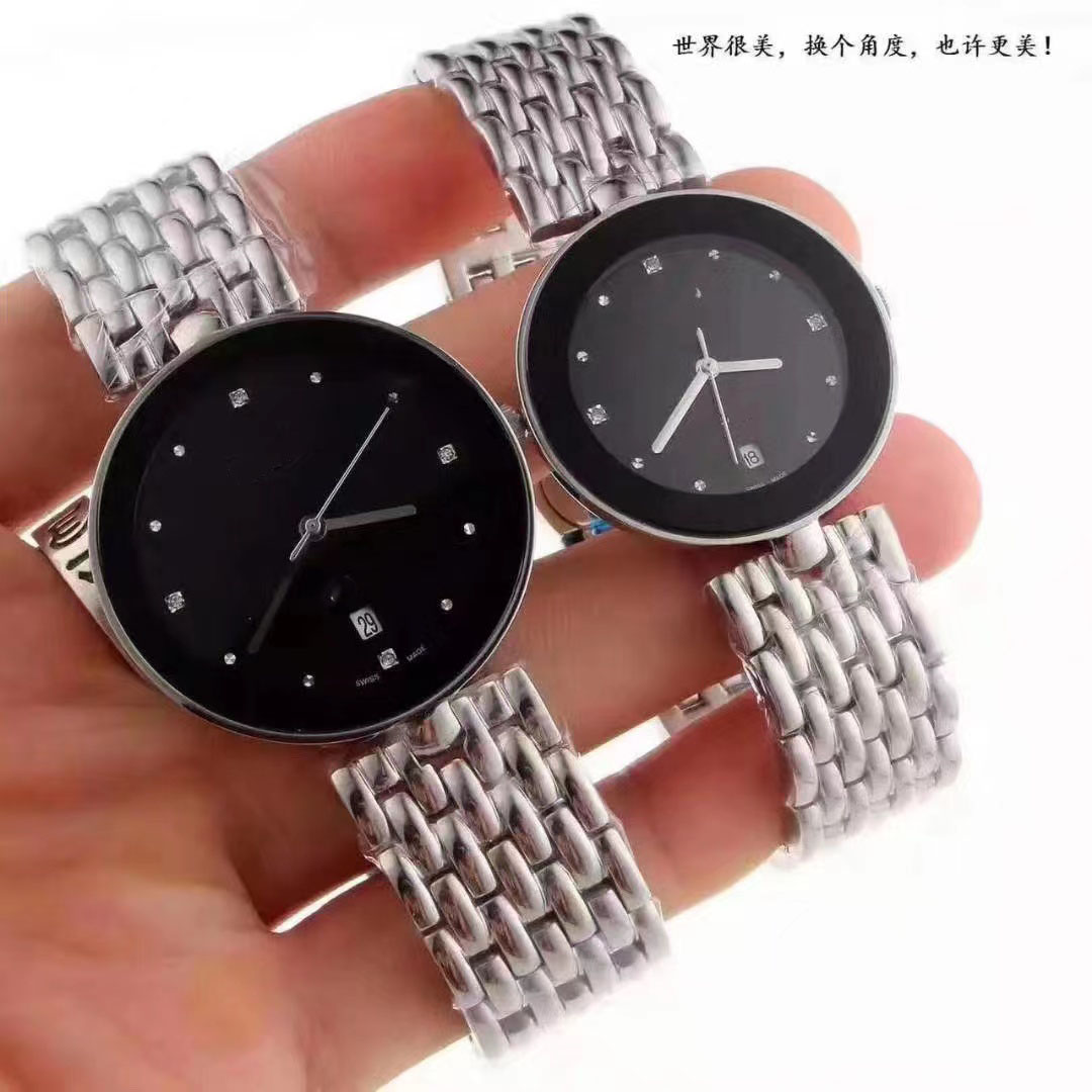 Orologi da polso da uomo di marca orologi da donna joker orologi da polso da donna amanti classici in acciaio inossidabile movimento al quarzo giapponese coppia wa2714