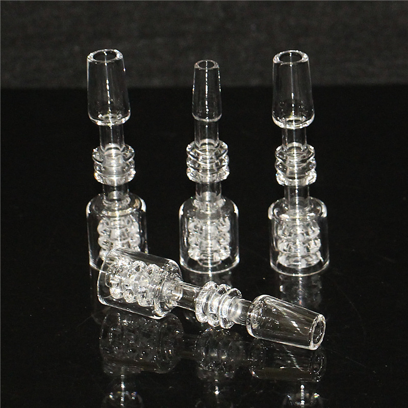 Hookahs Pure Double Stacker Diamond Knot Quartz Banger Tip Clear Joint 19/14/10mm Male&Female Joint