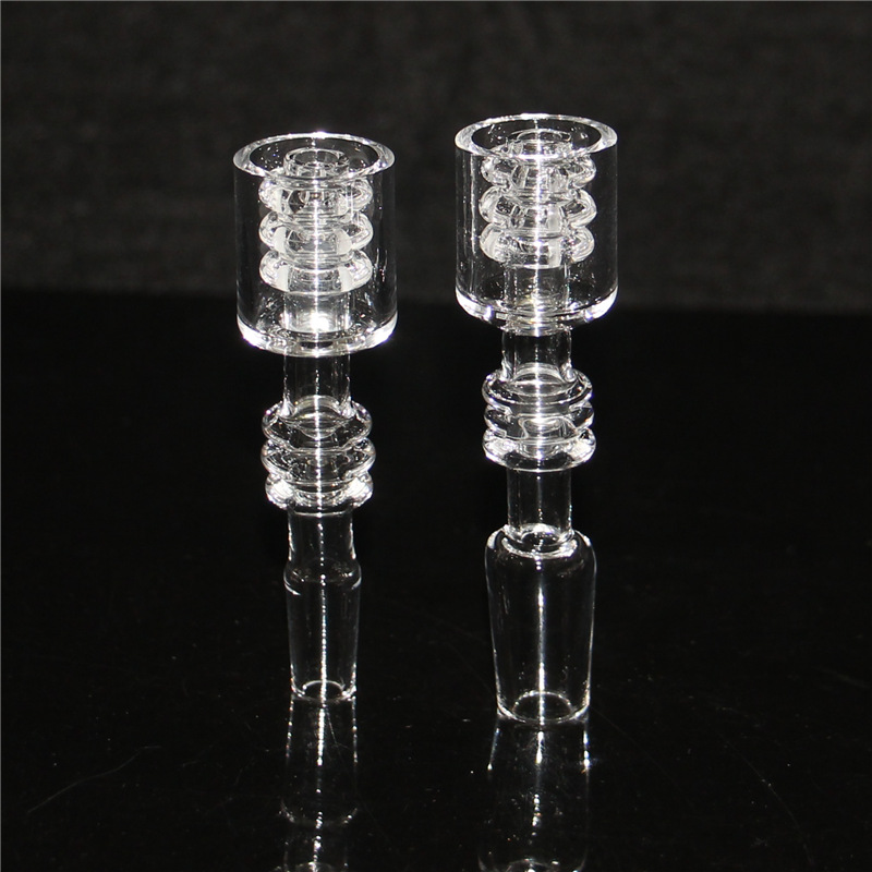 Nargile 2mm kalınlığında şeker küp kuvars banger tırnak kare kuvars bangers 14mm 10mm erkek cam su borusu bong dab teçhizat