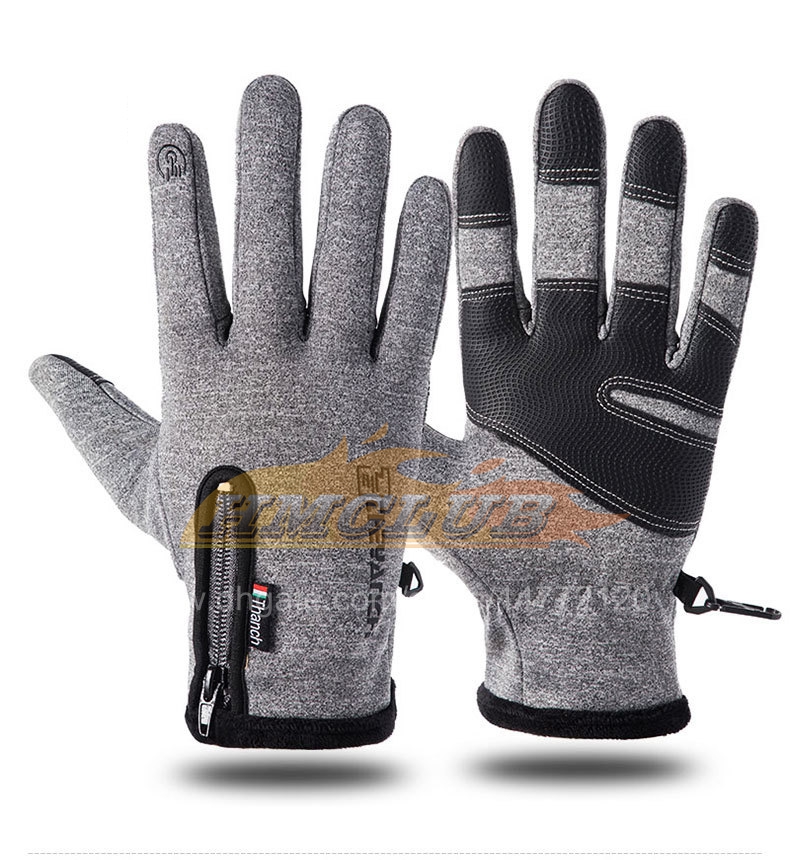 ST877 Winter warme Touchscreen-Motorradhandschuhe für Ski, wasserdicht, Radfahren, flauschig, warme Handschuhe, kaltes Wetter, winddichte Motos-Handschuhe