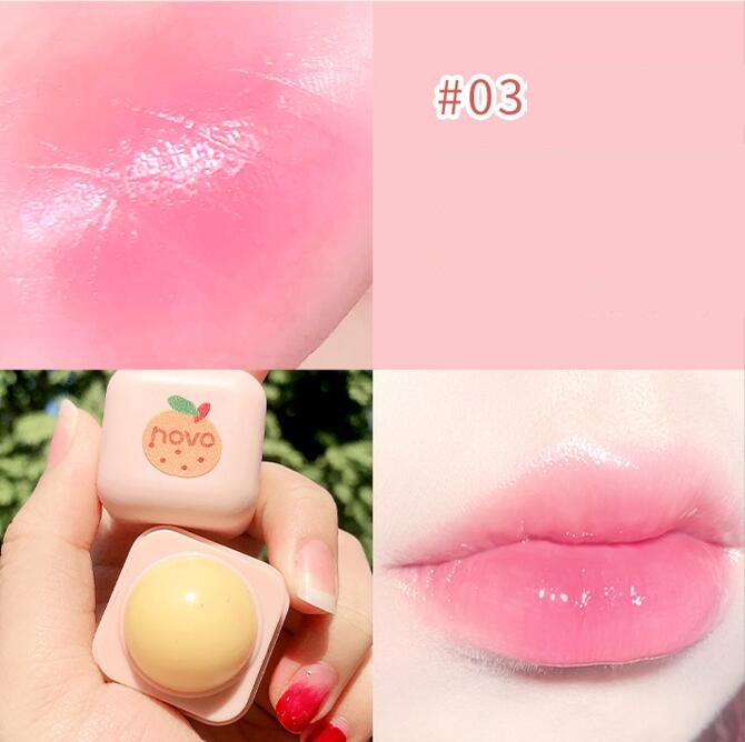 Strawberry Snow Pear Cherry Moisturizer Lip Balm Sweet Taste Lip Balm Color Changing Lipstick Lipgloss Winter Lip Stain6092571