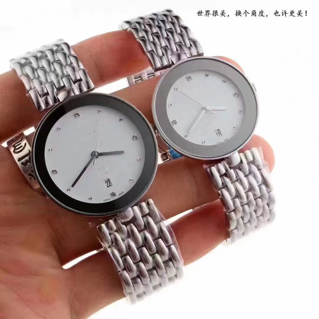 Orologi da polso da uomo di marca orologi da donna joker orologi da polso da donna amanti classici in acciaio inossidabile movimento al quarzo giapponese coppia wa2714