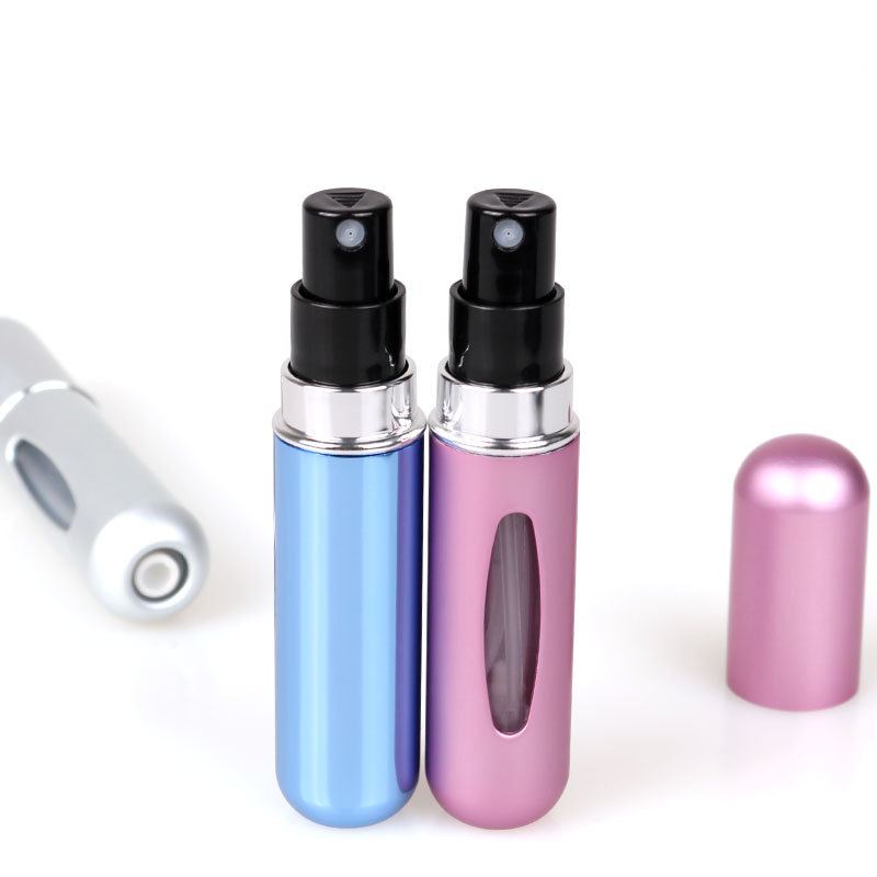 5ml 8ml Portable Mini Refillable Perfume Bottle With Spray Scent Pump Travel Empty Cosmetic Containers Spray Atomizer