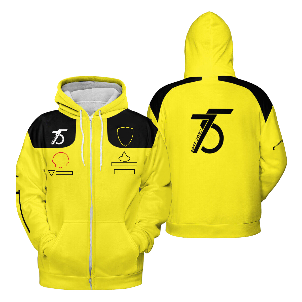 F1 hoodie new team zipper sweater men's leisure sports racing sweater coat