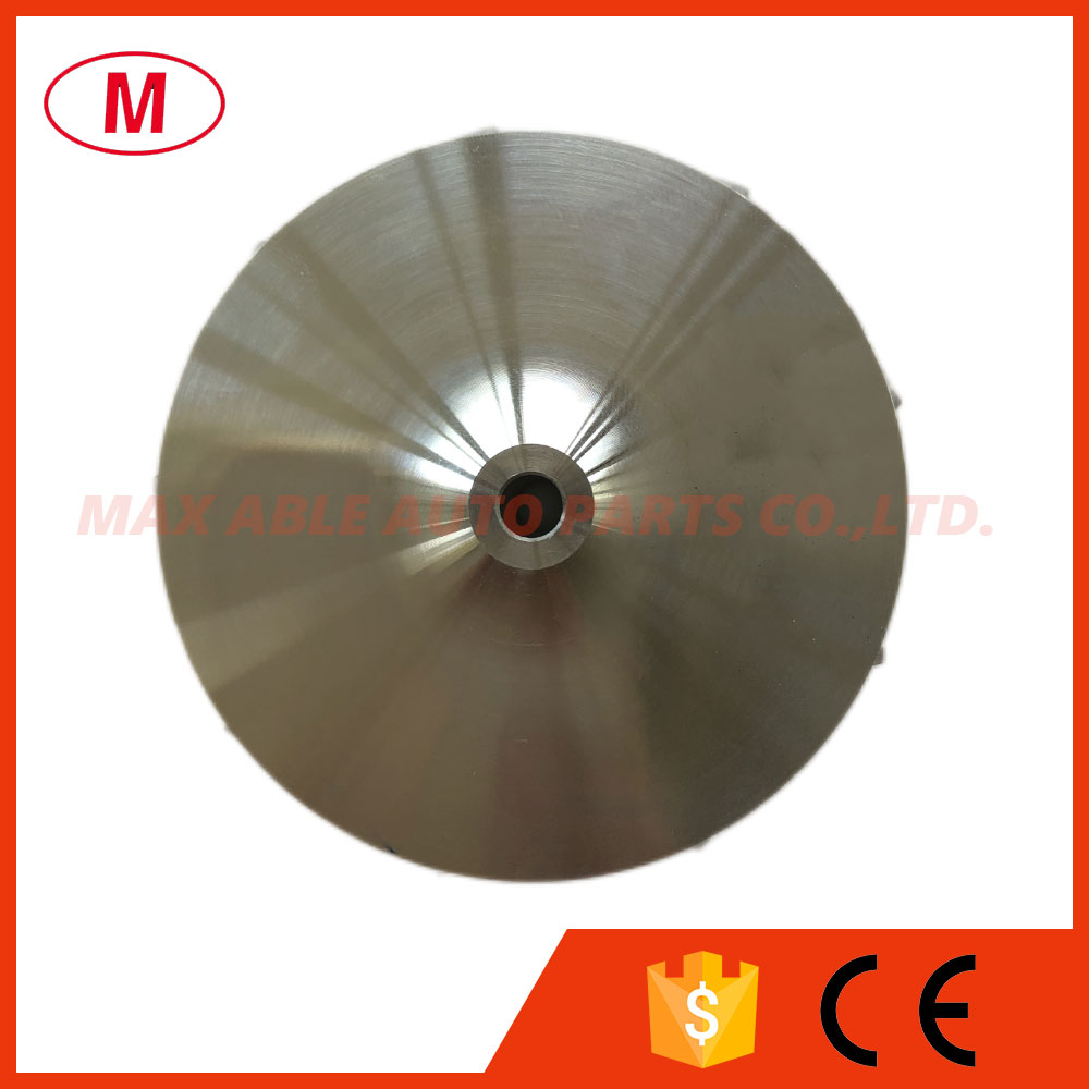 TD04 42.00/60.00mm High Performance Turbocharger Turbo Billet Compressor Wheel/Aluminum 2618/Milling wheel 9/0 blades Reverse for Cartridge/CHRA/Core