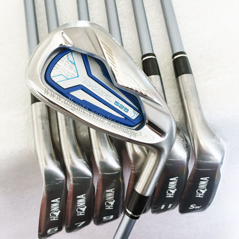 Dames golfclubs Honma 525 golfijzer 6-11 aw sw rechtshandige ijzersclubs set l flex grafiet as