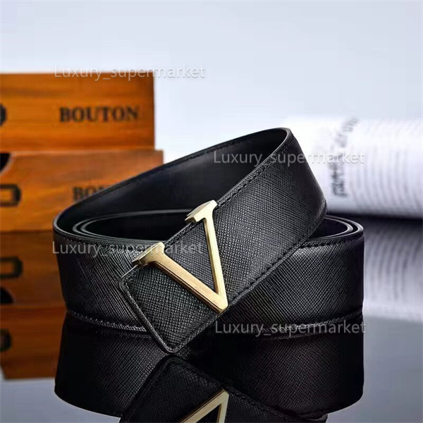 Cintura in vera pelle con fibbia moda Larghezza 4c0mm 20 stili di alta qualità con cinture da uomo firmate Box da donna AAA20881250M
