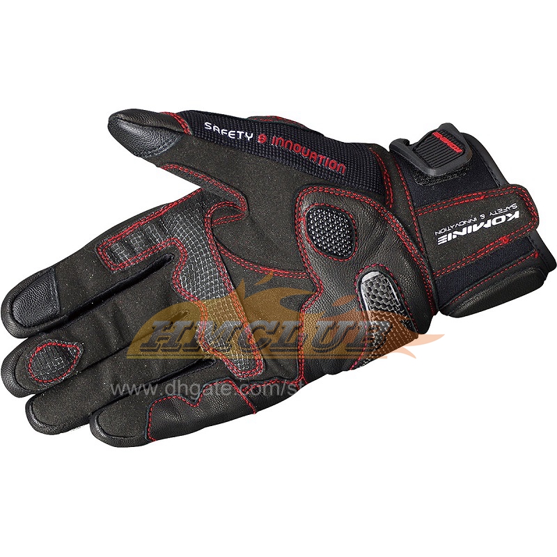 ST847 Winter warme koolstofvezel touchscreen handschoenen SCOOTER MOTORFYCLE HANDHANDEN CROSS Moto Bike Riding Lederen handschoenen