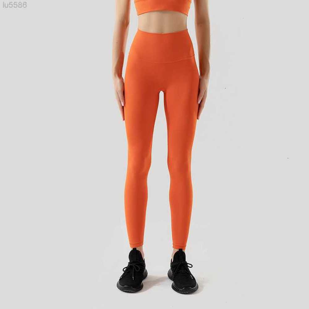Nuovi leggings da palestra di pantaloni da yoga per donne addestramento sportivo che corre in piena piega per la vita elasticità femminile