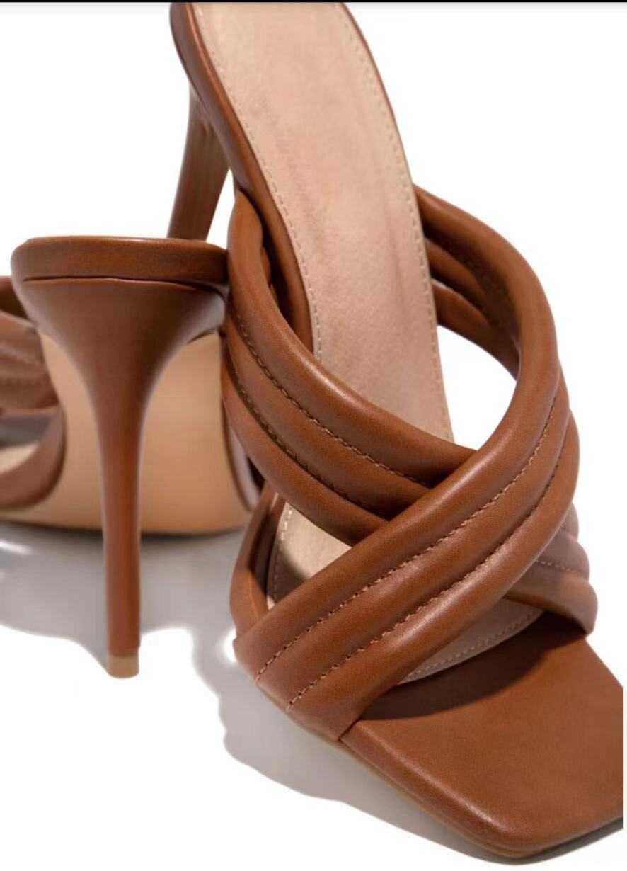 Sandals Plus Size Summer Women Fetish 11.5cm High Heels Sandals Lady Gladiator Stiletto Heels Sandles Cross Tie Strap Stripper Shoe T221209