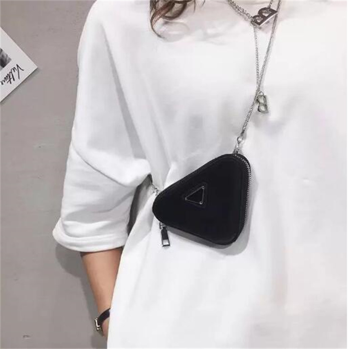 Designer Kids Handbags Fashion Chain Triangle Mini Purse Teenager Children Girls Shoulder Messenger Bags Cute Christmas Gifts2769